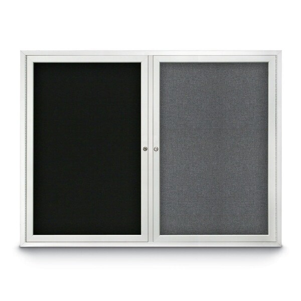 Corkboard, 36"x36", Cobalt Accent/Satin